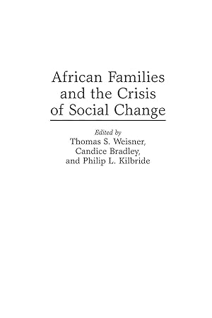 Immagine del venditore per African Families and the Crisis of Social Change venduto da moluna