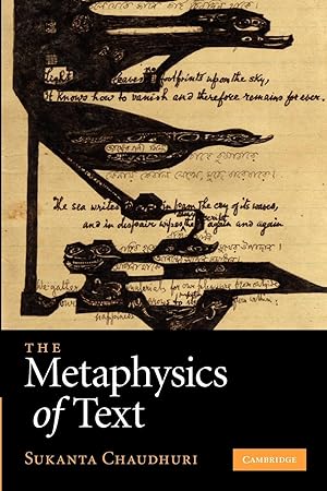 Seller image for The Metaphysics of Text for sale by moluna