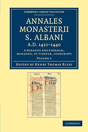 Seller image for Annales Monasterii S. Albani A.D. 1421-1440 - Volume 2 for sale by moluna
