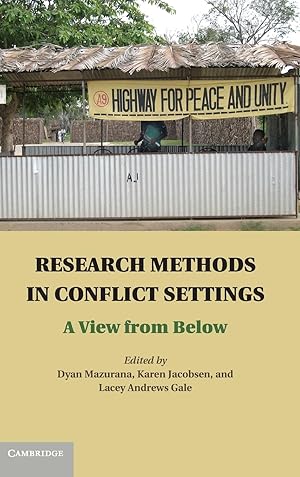 Seller image for Research Methods in Conflict Settings for sale by moluna