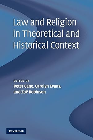 Seller image for Law and Religion in Theoretical and Historical Context for sale by moluna