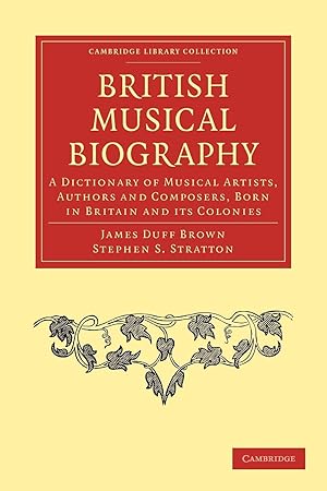 Imagen del vendedor de British Musical Biography a la venta por moluna