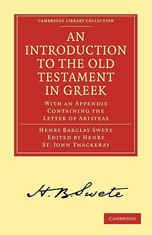 Seller image for An Introduction to the Old Testament in Greek for sale by moluna