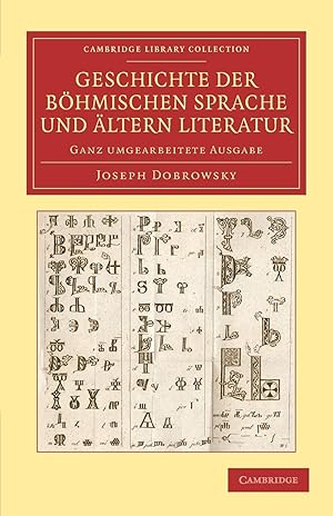 Imagen del vendedor de Geschichte Der Bohmischen Sprache Und Altern Literatur a la venta por moluna