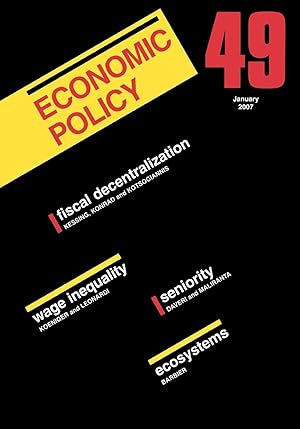 Seller image for Economic Policy 49 for sale by moluna