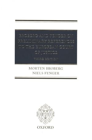Seller image for Broberg and Fenger on Preliminary References to the European Court of Justice for sale by GreatBookPricesUK