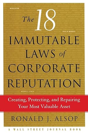 Seller image for 18 IMMUTABLE LAWS OF CORPORATE for sale by moluna