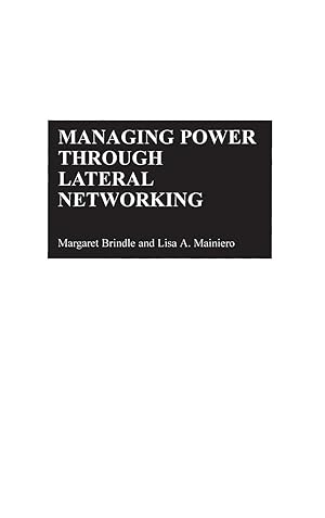 Image du vendeur pour Managing Power Through Lateral Networking mis en vente par moluna