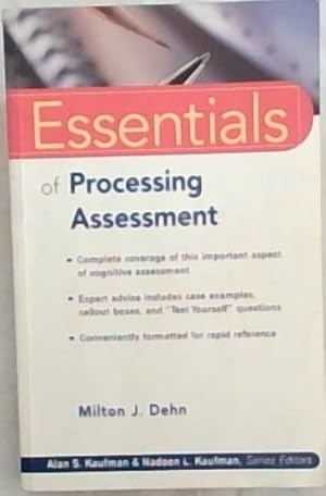 Bild des Verkufers fr Essentials of Processing Assessment zum Verkauf von Chapter 1