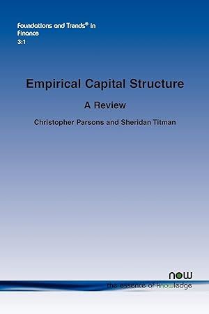 Immagine del venditore per Empirical Capital Structure venduto da moluna