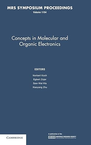 Bild des Verkufers fr Concepts in Molecular and Organic Electronics zum Verkauf von moluna