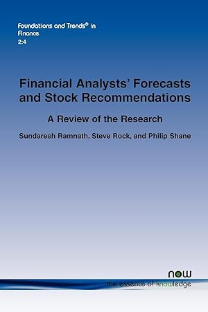 Seller image for Financial Analysts\ Forecasts and Stock Recommendations for sale by moluna