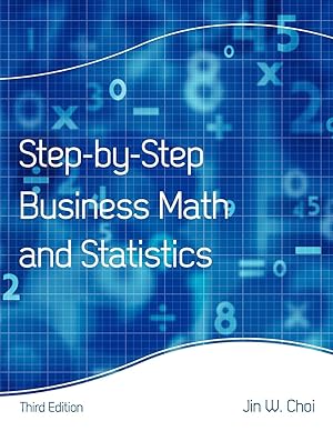 Image du vendeur pour Step-By-Step Business Math and Statistics mis en vente par moluna