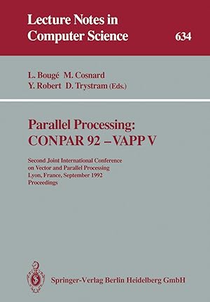 Image du vendeur pour Parallel Processing: CONPAR 92 - VAPP V mis en vente par moluna