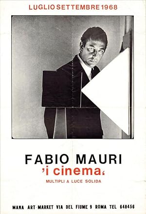 Fabio Mauri I cinema . Multipli a luce solida. Mana Art Market, 1968