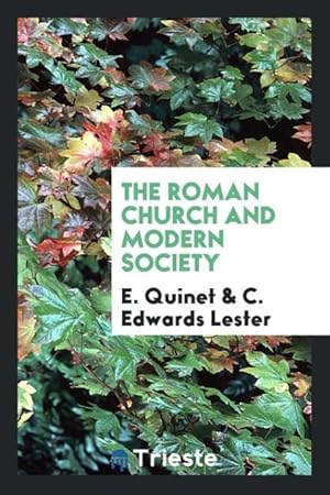 Imagen del vendedor de The Roman Church and Modern Society a la venta por moluna