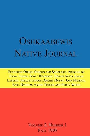 Imagen del vendedor de Oshkaabewis Native Journal (Vol. 2, No. 1) a la venta por moluna
