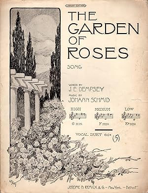 Seller image for The Garden of Roses".SHEET MUSIC: for sale by Dorley House Books, Inc.