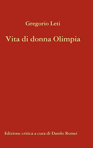 Bild des Verkufers fr Vita di donna Olimpia zum Verkauf von moluna