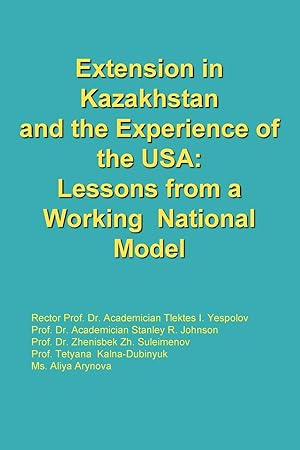 Seller image for Extension in Kazakhstan and the Experience of the USA for sale by moluna