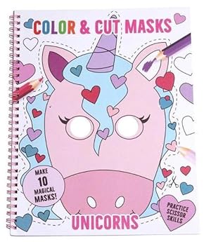 Imagen del vendedor de Color & Cut Masks: Unicorns (Paperback) a la venta por Grand Eagle Retail