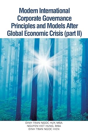 Imagen del vendedor de Modern International Corporate Governance Principles and Models After Global Economic Crisis (Part II) a la venta por moluna