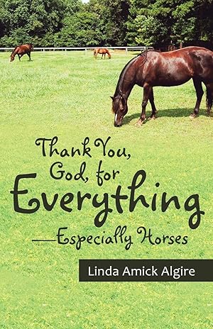 Bild des Verkufers fr Thank You, God, for Everything-Especially Horses zum Verkauf von moluna