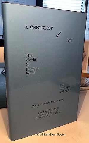 Seller image for A Checklist of the Works of Herman Wouk for sale by William Glynn