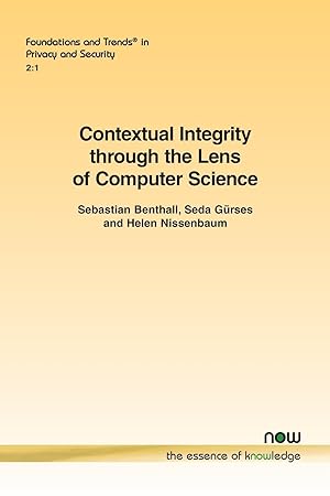 Immagine del venditore per Contextual Integrity through the Lens of Computer Science venduto da moluna
