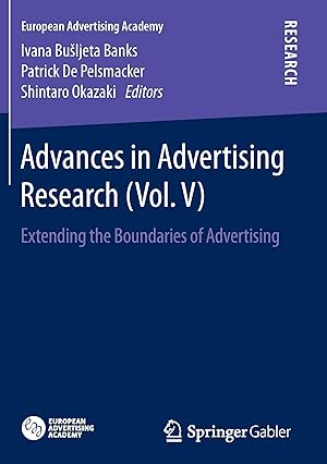 Bild des Verkufers fr Advances in Advertising Research (Vol. V) zum Verkauf von moluna