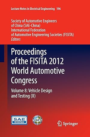 Seller image for Proceedings of the FISITA 2012 World Automotive Congress for sale by moluna