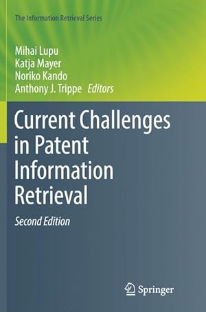 Bild des Verkufers fr Current Challenges in Patent Information Retrieval zum Verkauf von moluna