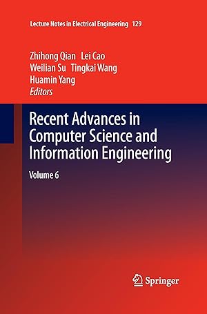 Seller image for Recent Advances in Computer Science and Information Engineering for sale by moluna