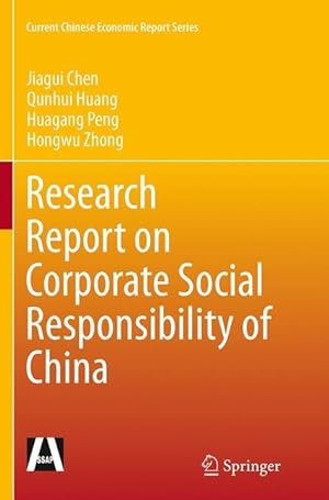 Bild des Verkufers fr Research Report on Corporate Social Responsibility of China zum Verkauf von moluna
