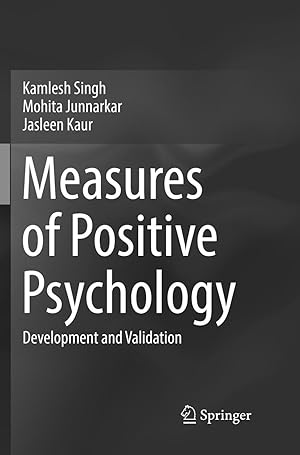 Seller image for Measures of Positive Psychology for sale by moluna