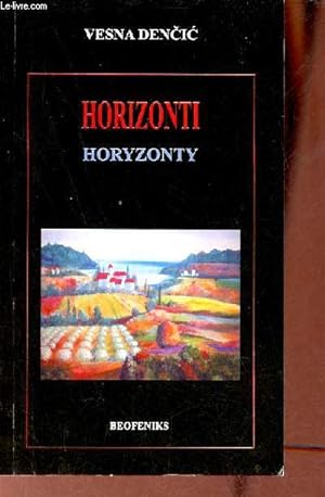 Seller image for Horizonti horyzonty - Biblioteka Tisina knjiga 6. for sale by Le-Livre