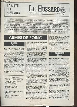 Bild des Verkufers fr Le Hussard Supplment au catalogue n34- 20 mai 1990 zum Verkauf von Le-Livre