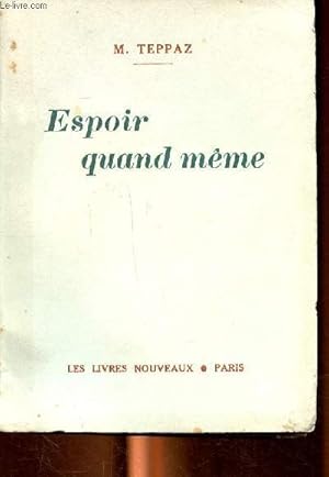 Seller image for Espoir quand mme for sale by Le-Livre