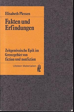 Bild des Verkufers fr Fakten und Erfindungen. Zeitgenssische Epik im Grenzgebiet von fiction und nonfiction (Ullstein Materialien) zum Verkauf von Graphem. Kunst- und Buchantiquariat