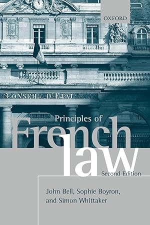 Imagen del vendedor de Principles of French Law a la venta por moluna