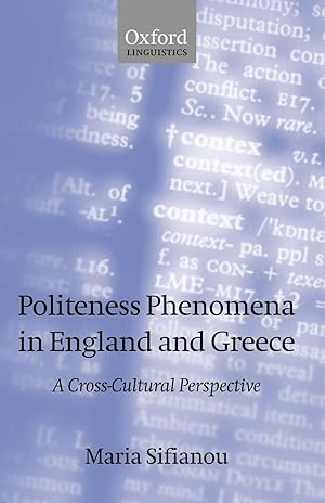 Seller image for Politeness Phenomena in England and Greece for sale by moluna
