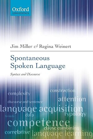 Imagen del vendedor de Spontaneous Spoken Language a la venta por moluna