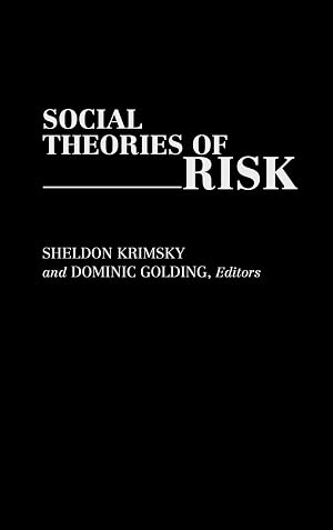 Imagen del vendedor de Social Theories of Risk a la venta por moluna