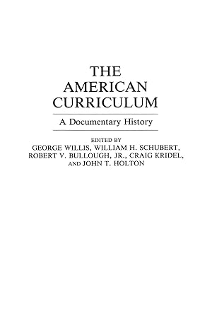 Imagen del vendedor de The American Curriculum a la venta por moluna