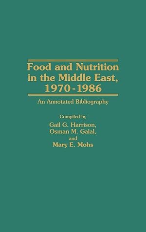 Imagen del vendedor de Food and Nutrition in the Middle East, 1970-1986 a la venta por moluna