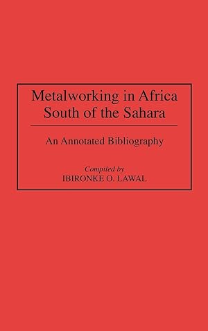 Imagen del vendedor de Metalworking in Africa South of the Sahara a la venta por moluna