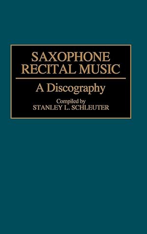 Seller image for Saxophone Recital Music for sale by moluna