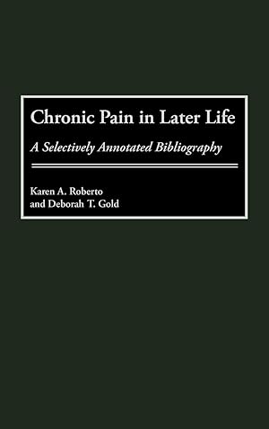 Imagen del vendedor de Chronic Pain in Later Life a la venta por moluna