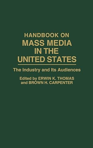 Bild des Verkufers fr Handbook on Mass Media in the United States zum Verkauf von moluna