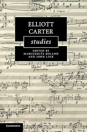 Seller image for Elliott Carter Studies for sale by moluna